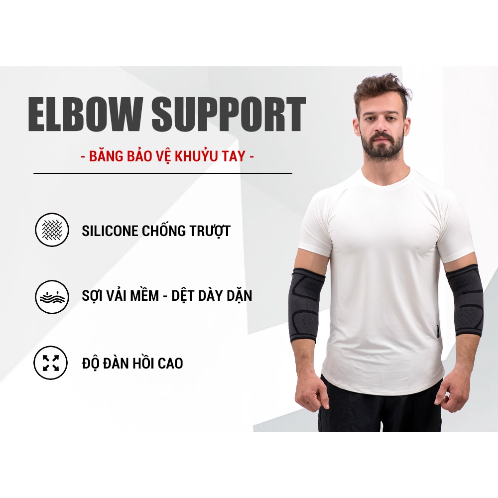 Băng quấn bảo vệ khuỷu tay đàn hồi GoodFit GF402E
