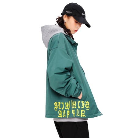 Áo khoác gió nam nữ 2 lớp lót Cotton, kiểu mặc chuẩn form dáng, chống nước ngăn gió