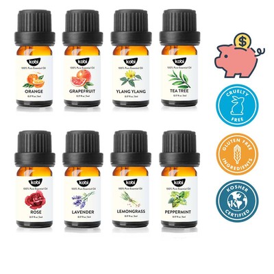 Tinh dầu thiên nhiên Kobi nhiều mùi 5ml 10ml thơm phòng thư giãn khử mùi dùng khuếch tán