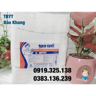 Bông Gòn Cắt Miếng Sẵn Bạch Tuyết (7×7cm) Gói 500KG