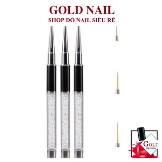 Cọ râu cán đá, cọ vẽ nét nail siêu thẳng