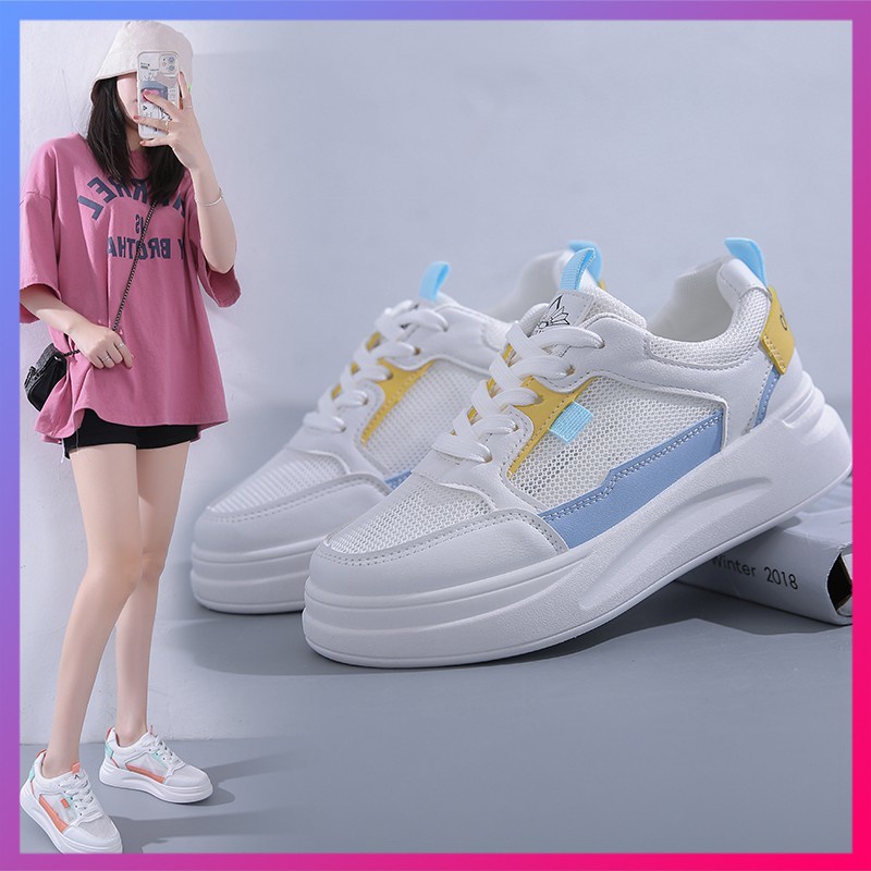 Giày dép nữ Sneakers, Giày thể thao nữ 😍Phong cách Hàn Quốc sneakers siêu nhẹ (123)