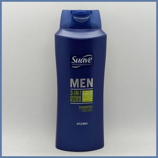 Dầu tắm, gội, xả Nam Suave Men 3 in 1 CITRUS RUSH 828ML