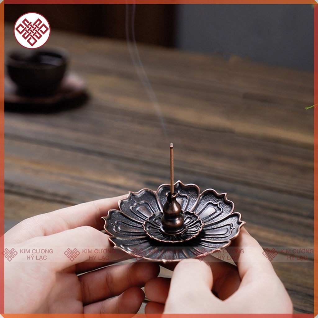 Đế Cắm Nhang  Hình Hoa Sen