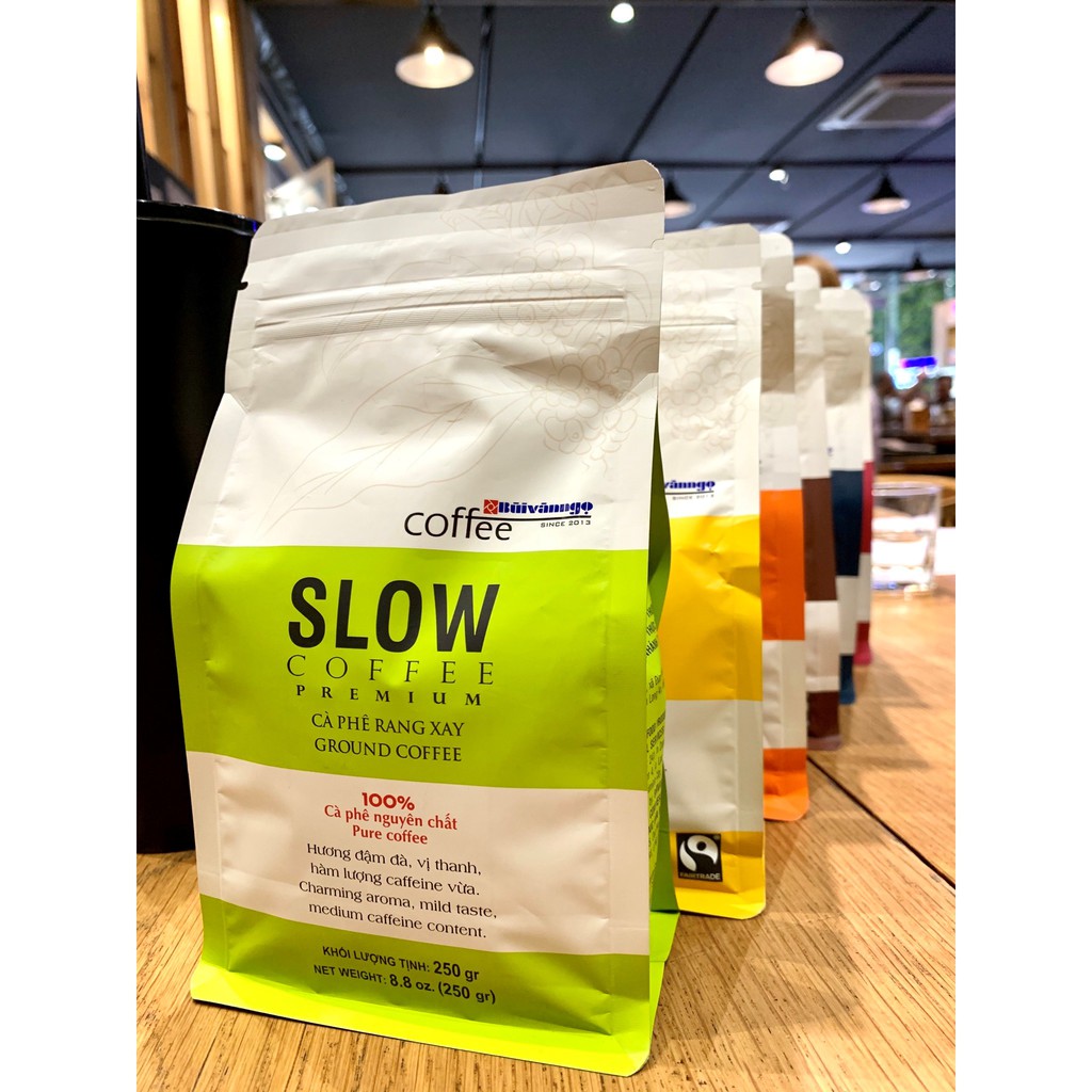 Cà phê rang xay SLOW 250gram Bùi Văn Ngọ Coffee (bao bì mới) | BigBuy360 - bigbuy360.vn