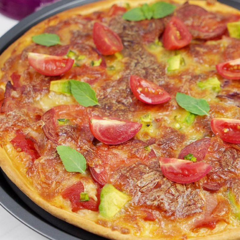 Khuôn Silicone 10 Inches Linh Hoạt Hình Chữ Nhật Để Làm Bánh