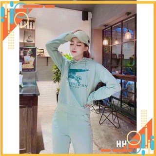 🌟🌟Bộ nỉ bông mặc nhà ba mầu xanh-hồng đen