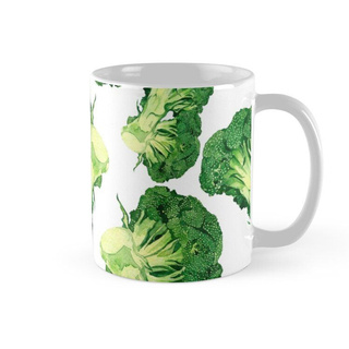 Cốc sứ in hình - Broccoli Pattern - MS 1450