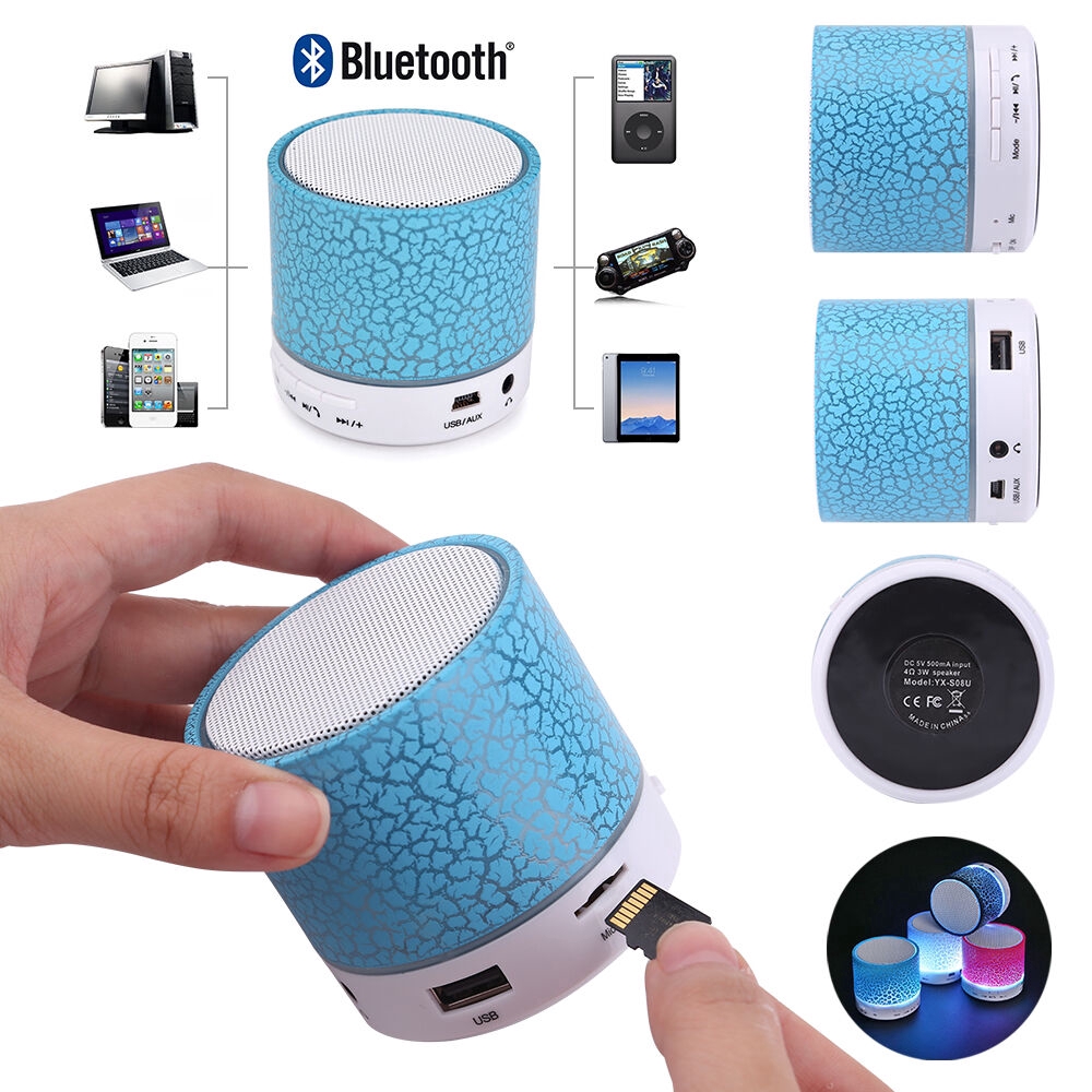 Loa Mini Bluetooth lautsprecher cao cấp có đèn LED