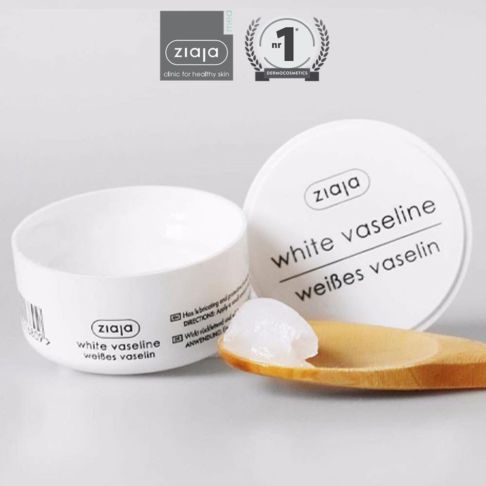 SÁP ĐA NĂNG VASELINE BẢO VỆ GIỮ ẨM, DƯỠNG DA, MÔI, MÓNG TAY CHÂN - ZIAJA WHITE VASELINE 30ML