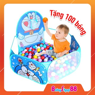 Freeship ❤️LỀU BÓNG RỔ TẶNG KÈM 100 BÓNG