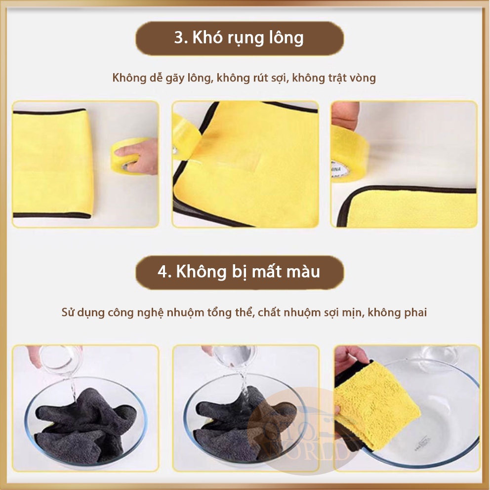 KHĂN LAU Ô TÔ, NỘI THẤT NHÀ CỬA 2 MẶT MỀM MẠI, ĐA NĂNG - CÔNG NGHỆ ƯU VIỆT ĐÁNH BAY MỌI VẾT BẨN