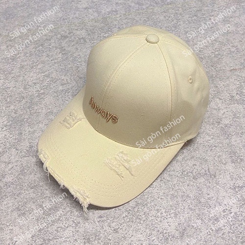Nón Kết thêu chữ Always rách | Mũ lưỡi trai Always thời trang Unisex Nam Nữ SG135