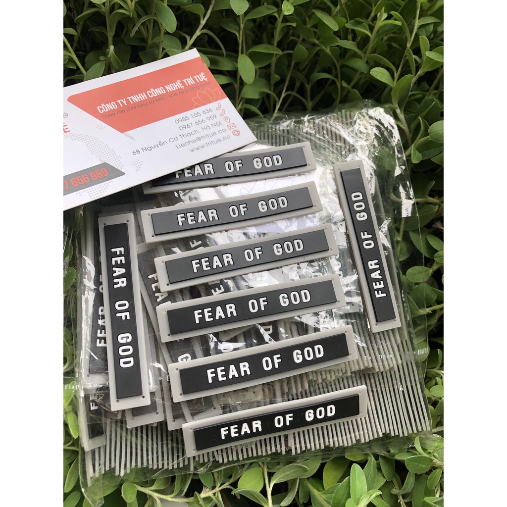 In ấn sản xuất tem mác cao su theo yêu cầu, tag logo nhựa dẻo với mọi số lượng tại HCM