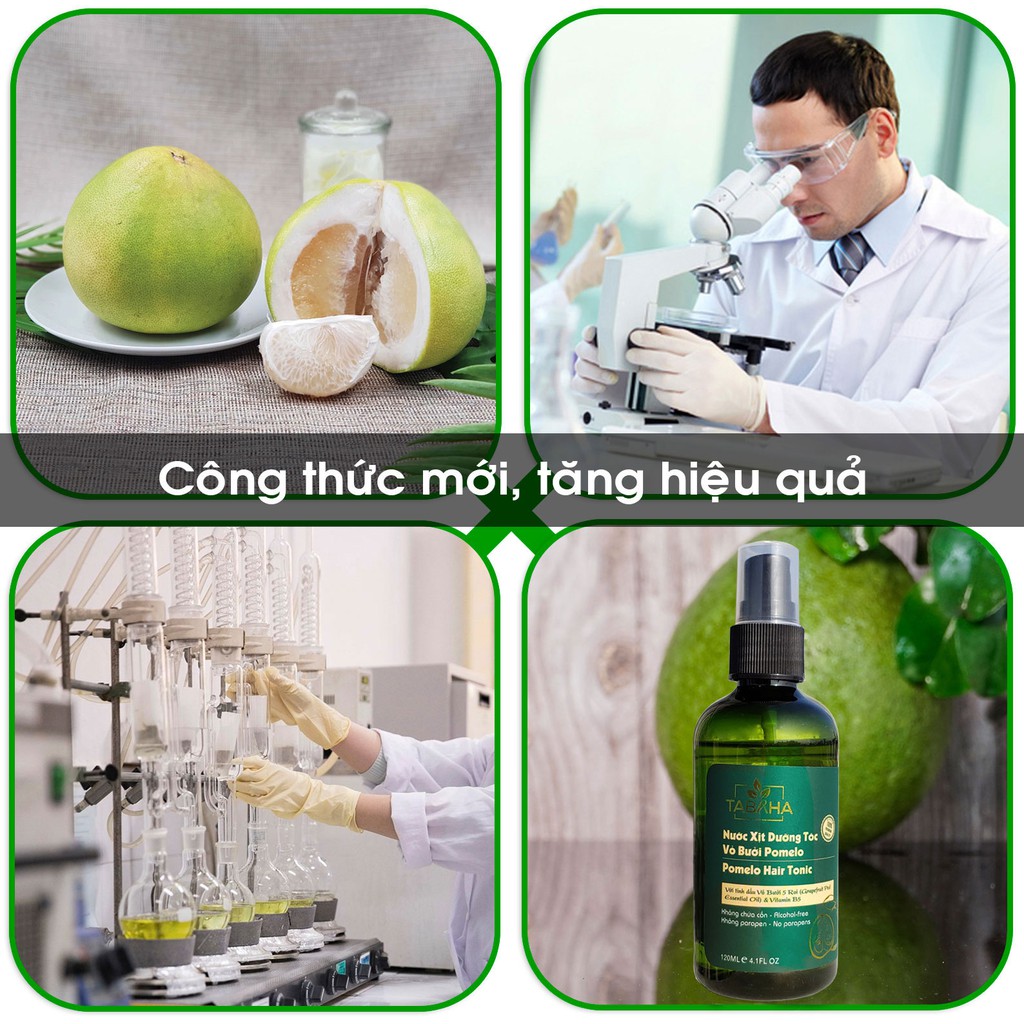 Chai Xịt Tinh Dầu Bưởi POMELO Dưỡng Tóc, Kích Thích Mọc Tóc 120ml