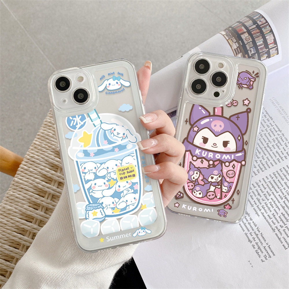 Ốp Điện Thoại Trong Suốt In Hình Cinnamoroll / Không Gian Cho iPhone 13 12 11 X XS Pro Max XR 7 8 Plus