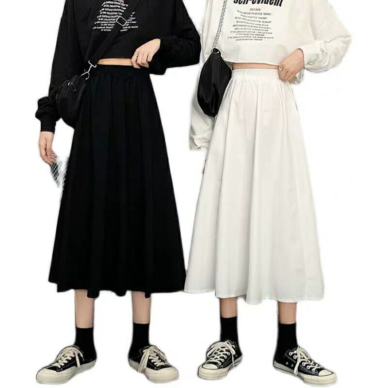 Chân Váy Dài Lưng Cao Dáng Chữ A Phong Cách Hàn Quốc Cho Nữ JL-DQ-02