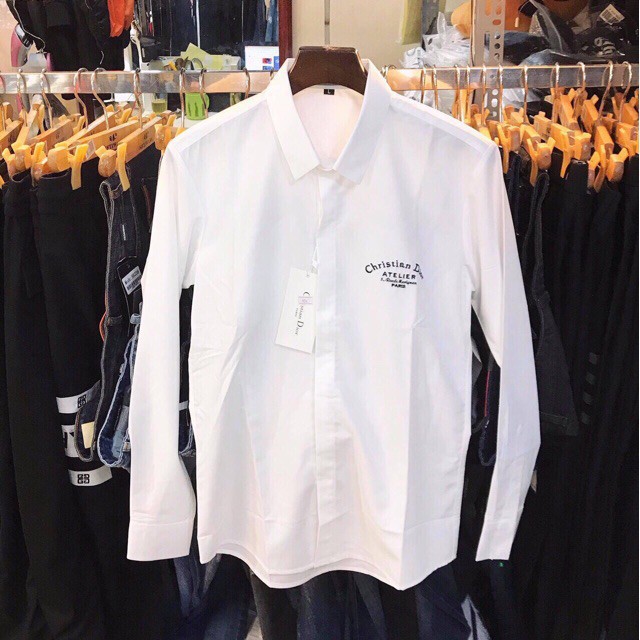 Áo Sơ Mi Trắng Nam Hoạ Tiết Hàng Cao Cấp | BigBuy360 - bigbuy360.vn