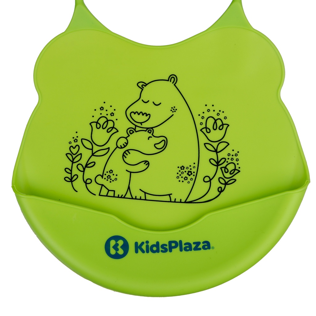 Yếm ăn silicon cho bé Kids Plaza BIB006 (Nhiều mẫu)