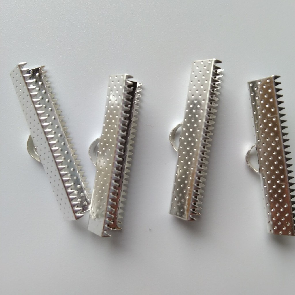 Set 50 Đầu Nối Dây Da Bằng Kim Loại