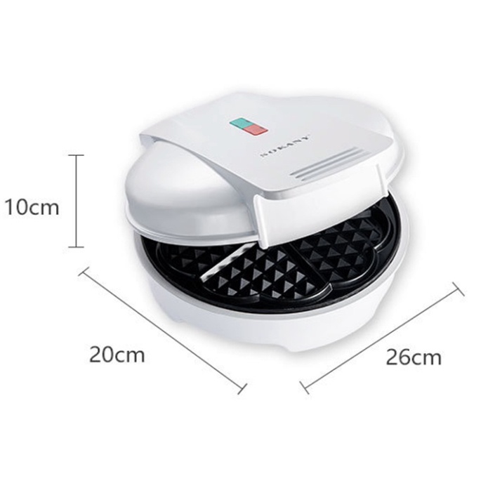 Máy làm bánh Waffle, Nướng bánh kẹp tổ ong đơn Sokany Chính hãng
