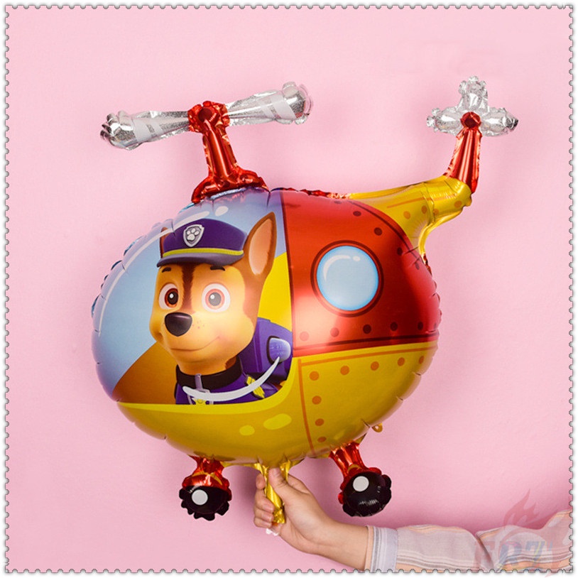 Bong bóng lá nhôm trang trí tiệc sinh nhật chủ đề tuần tra Paw Patrol tùy chọn