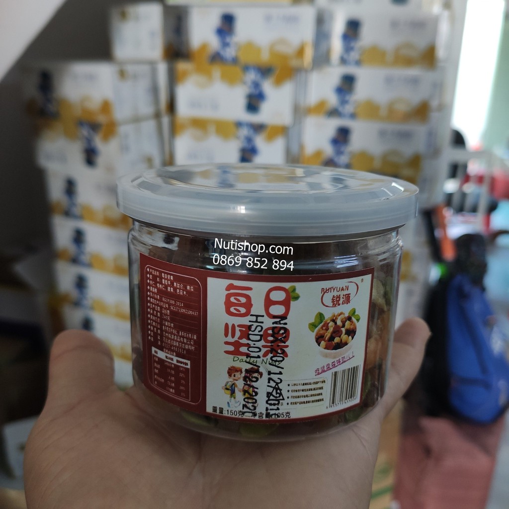 Combo 3 hộp Mix 7 loại hạt dinh dưỡng Đài Loan 150g -  Mẫu mới seal nhôm chắc chắn tiện dụng | BigBuy360 - bigbuy360.vn