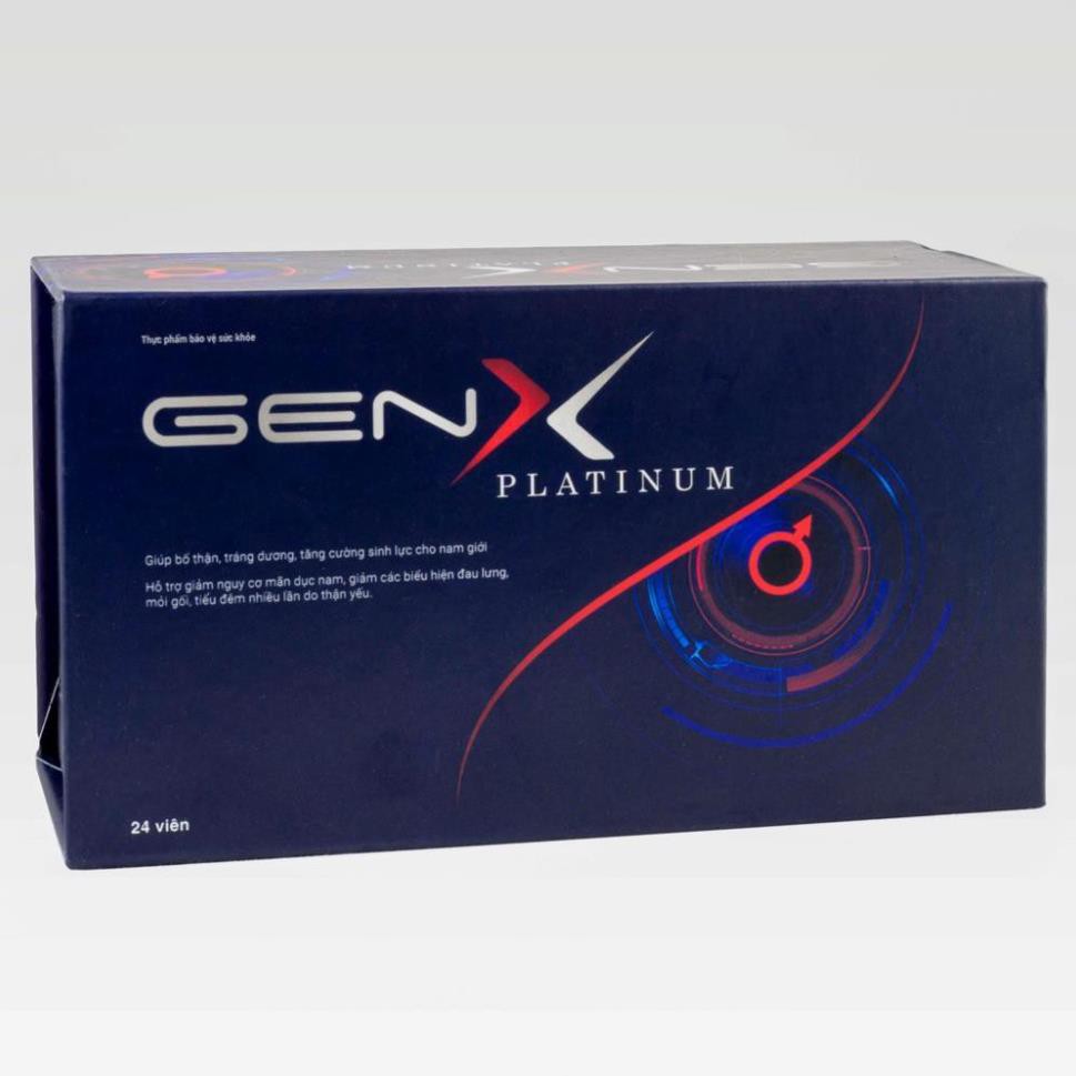 Gen x Platinum chính hãng, tăng cường sinh lý nam kéo dài thời gian quan hệ