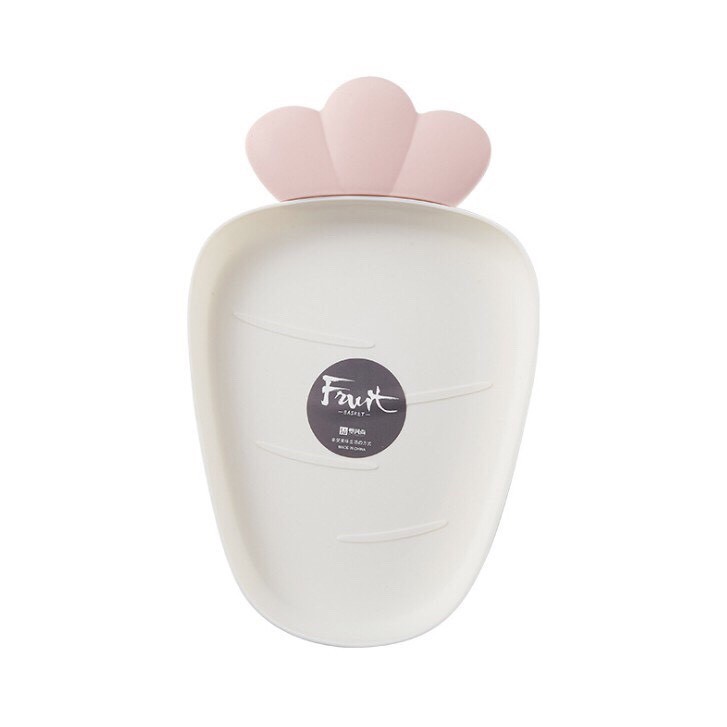 Khay Ăn Dặm Hình Cà Rốt Cho Bé Chống Rơi Vỡ