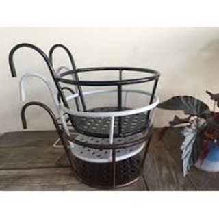 Combo 05 giỏ treo chậu hoa ban công (hàng sơn tĩnh điện chống rỉ)