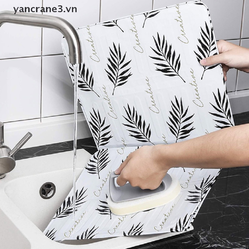 {Home} Kitchen Stove Foil Plate PreventOil Splash Cooking Hot Baffle Specialty Tool {yancrane3.vn}