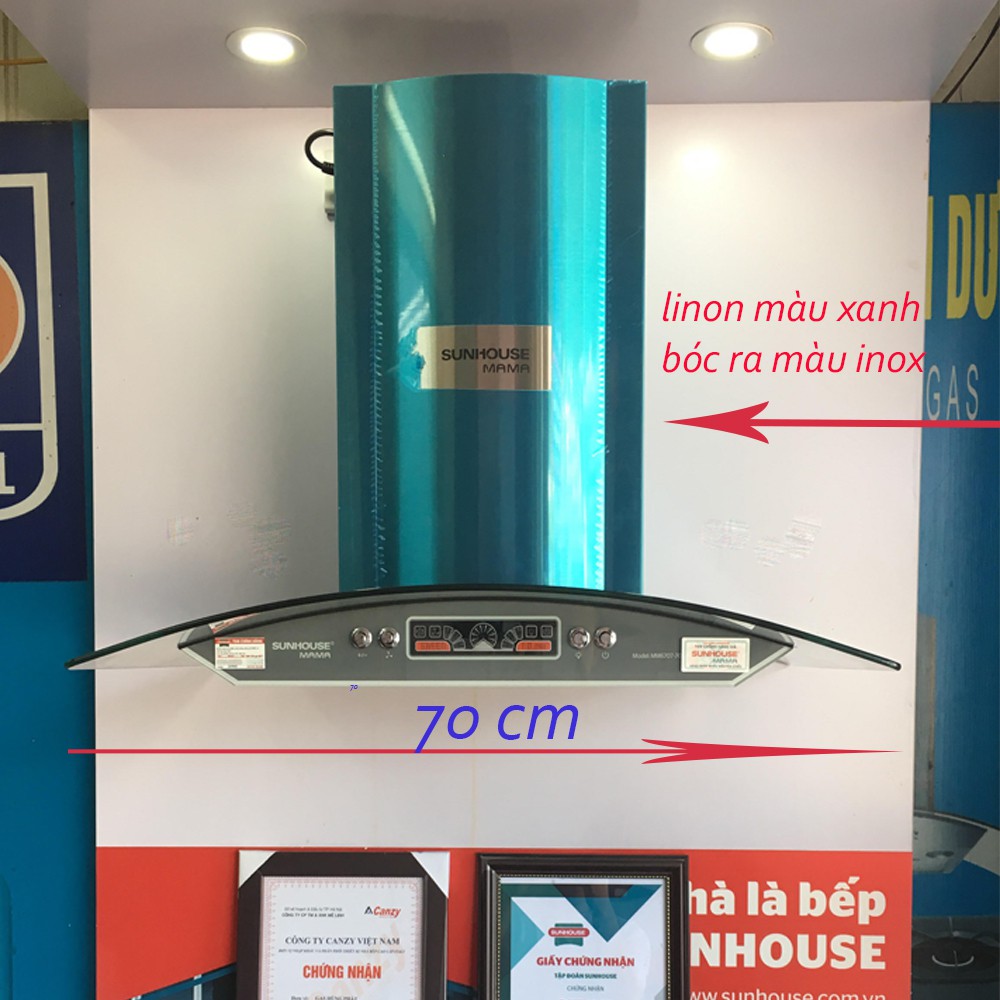 Máy hút mùi Sunhouse Mama MM6707 -70cm lực hút 1100m3/h tặng 1.8m ống thoát khí giảm ồn