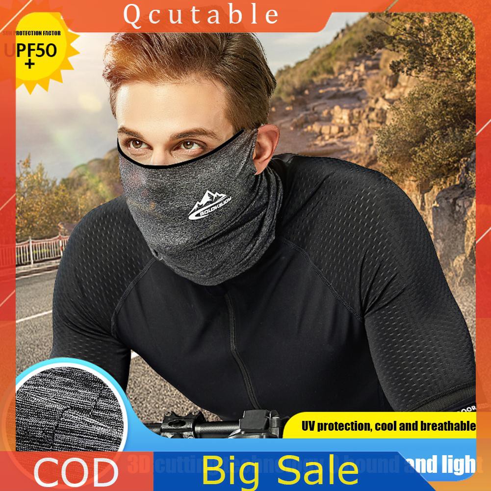 Khăn trùm mặt và cổ bằng lụa băng chống nắng đa năng khi lái xe ngoài trời