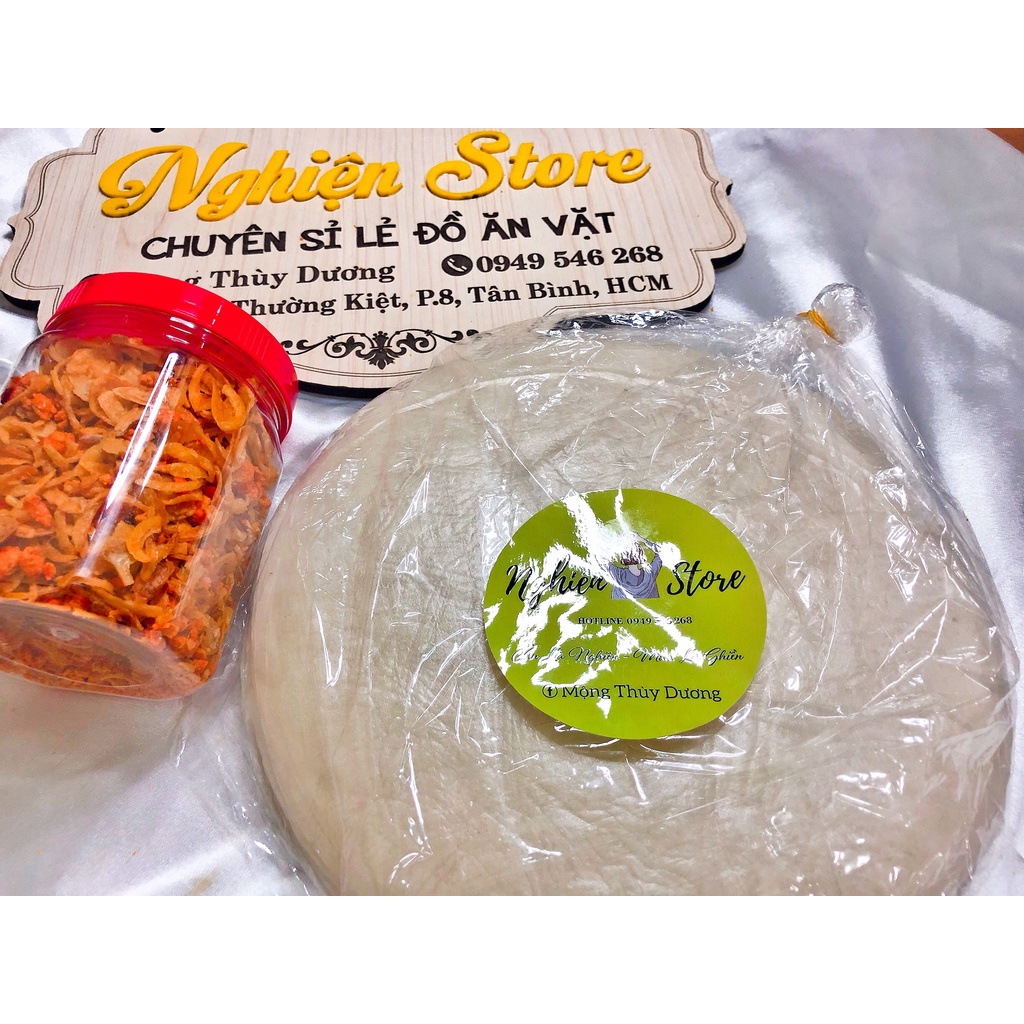 Bánh Tráng Phơi Sương -Không Kèm Sate ,Hành Phi,Muối | Nghiện Store | Freeship