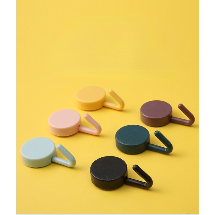 Set 10 Móc Treo Đồ Dán Tường Có Giác Hút Phong Cách Bắc Âu Dễ Thương