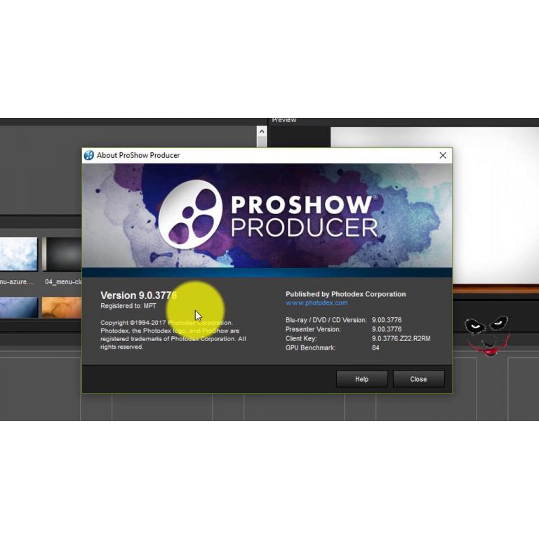 Mô Hình Proshow Producer 9.0.3771 Phiên Bản Thời Gian Thực Chất Lượng Cao