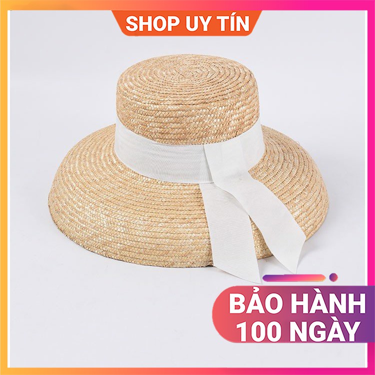 Mũ Đi Biển - Nón Cói Rộng Vành Vintage Cao Cấp Nữ Đẹp