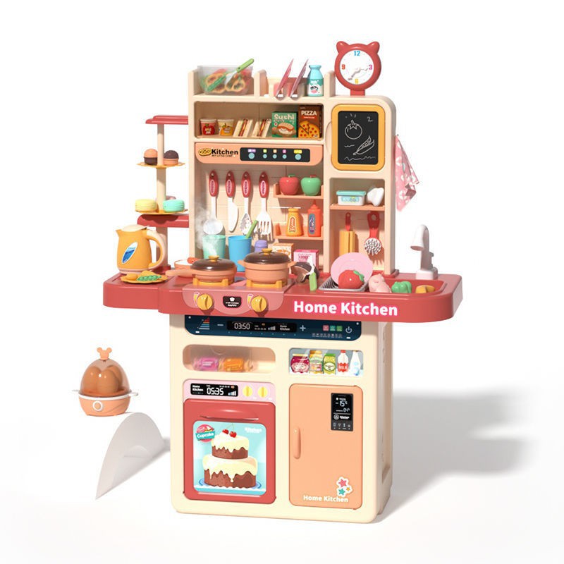 Bộ đồ ăn trẻ em đồ chơi Đồ chơi giáo dục❇✒❄Bộ đồ chơi mô phỏng nhà bếp trẻ em dùng có thể nấu ăn cho bé trai và gái 3