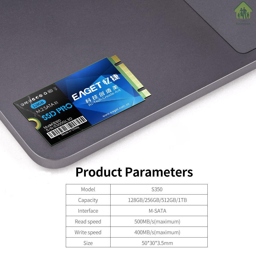 Ổ Cứng Ssd Xm Eaget S350 Ssd M-Sata Tốc Độ Cao Chống Sốc Cho Pc Laptop 256gb | BigBuy360 - bigbuy360.vn