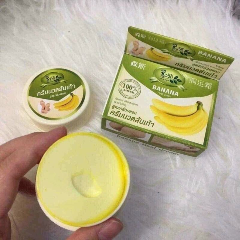 Kem chuối trị nứt gót chân thái lan