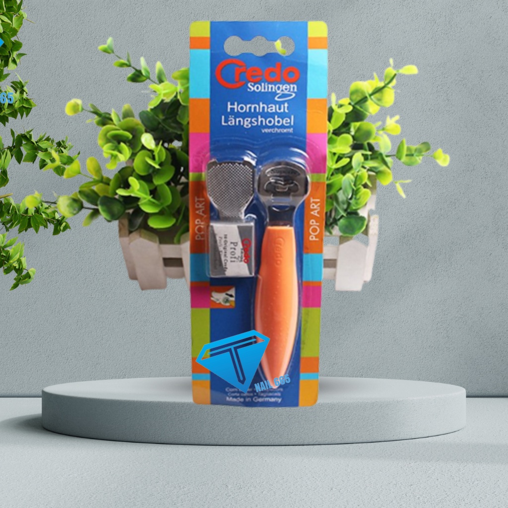 Cây bào nạo gót chân, Dụng cụ chà gót chân và vết chai sần 2in1 bộ mài tẩy da chết kèm10 lưỡi cạo tiện lợi