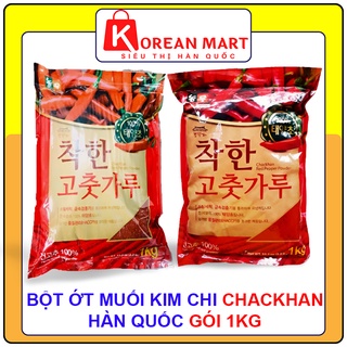 Bột ớt muối kim chi Chackhan Nongwoo Hàn quốc Gói 1kg