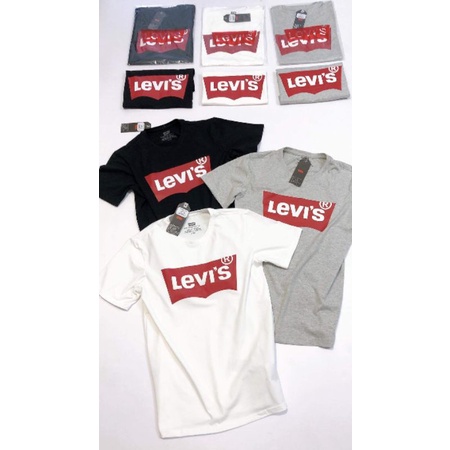 {XUẤT XỊN} Áo Phông LEVIS UNISEX  form NAM NỮ 3 màu Trắng - Đen - Xám, cotton 4 chiều thoáng mát | BigBuy360 - bigbuy360.vn