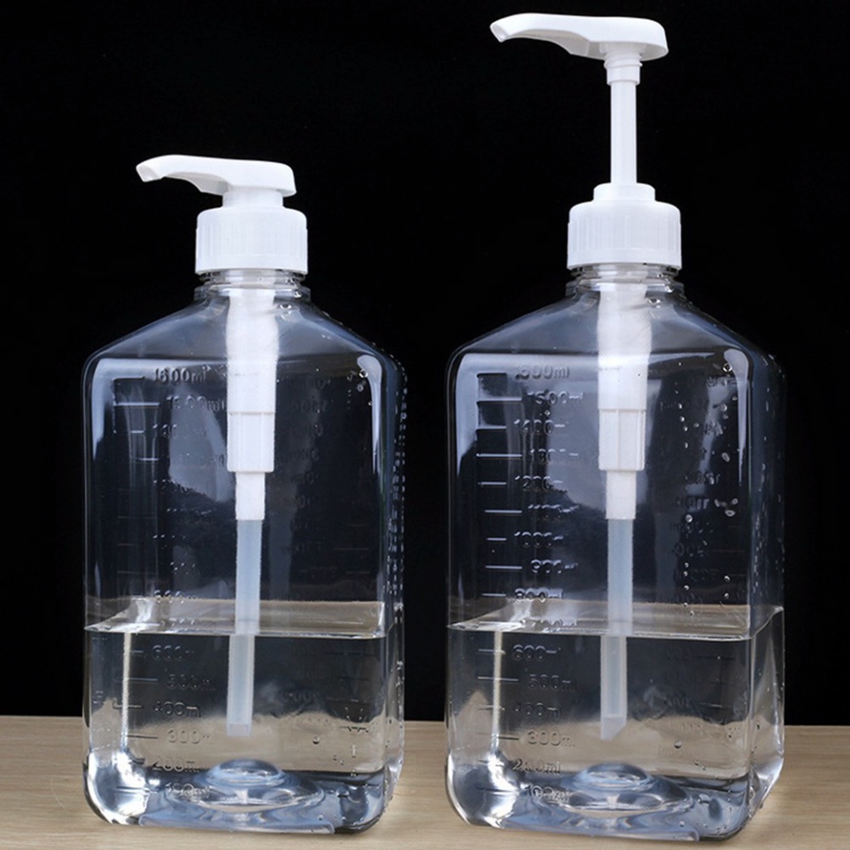 Bình bơm đựng xịt siro đường nhựa - thủy tinh có vòi pump định lượng 10ml 1 lần bơm