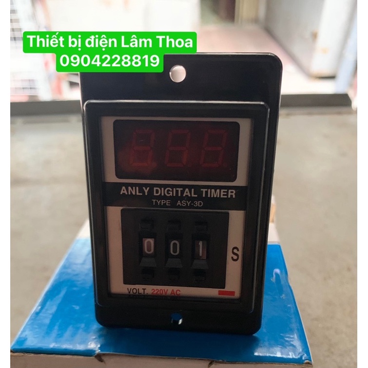 Rơ le thời gian Anly ASY-3D, ATDV-Y (1 bộ)