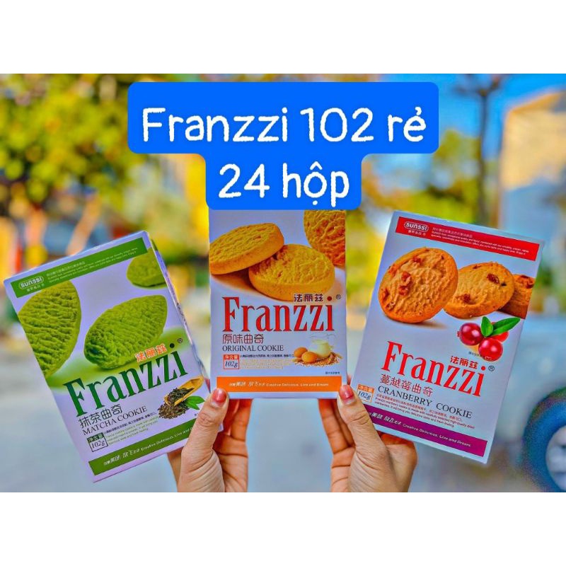 1 hộp bánh quy Franzzi hộp 58g, 85g, 115g Hongkong đủ vị
