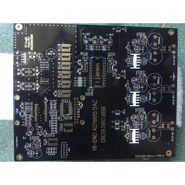 Pcb diy dac ad1865