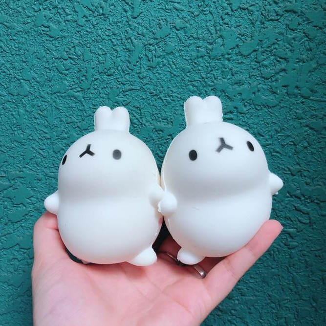 [ CÓ SẴN ] SQUISHY THỎ MOLANG TRẮNG