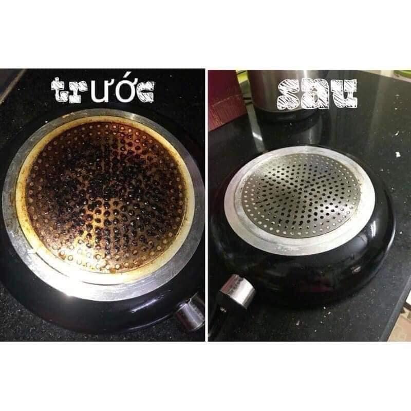 Chai tẩy siêu sạch chất dầu mỡ, đánh bóng xoong nồi 500ml