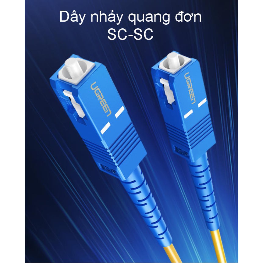 Dây cáp quang lõi đơn SC sang SC dài 3m UGREEN NW131 70664